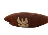 BERET KOLORU BRĄZOWEGO 